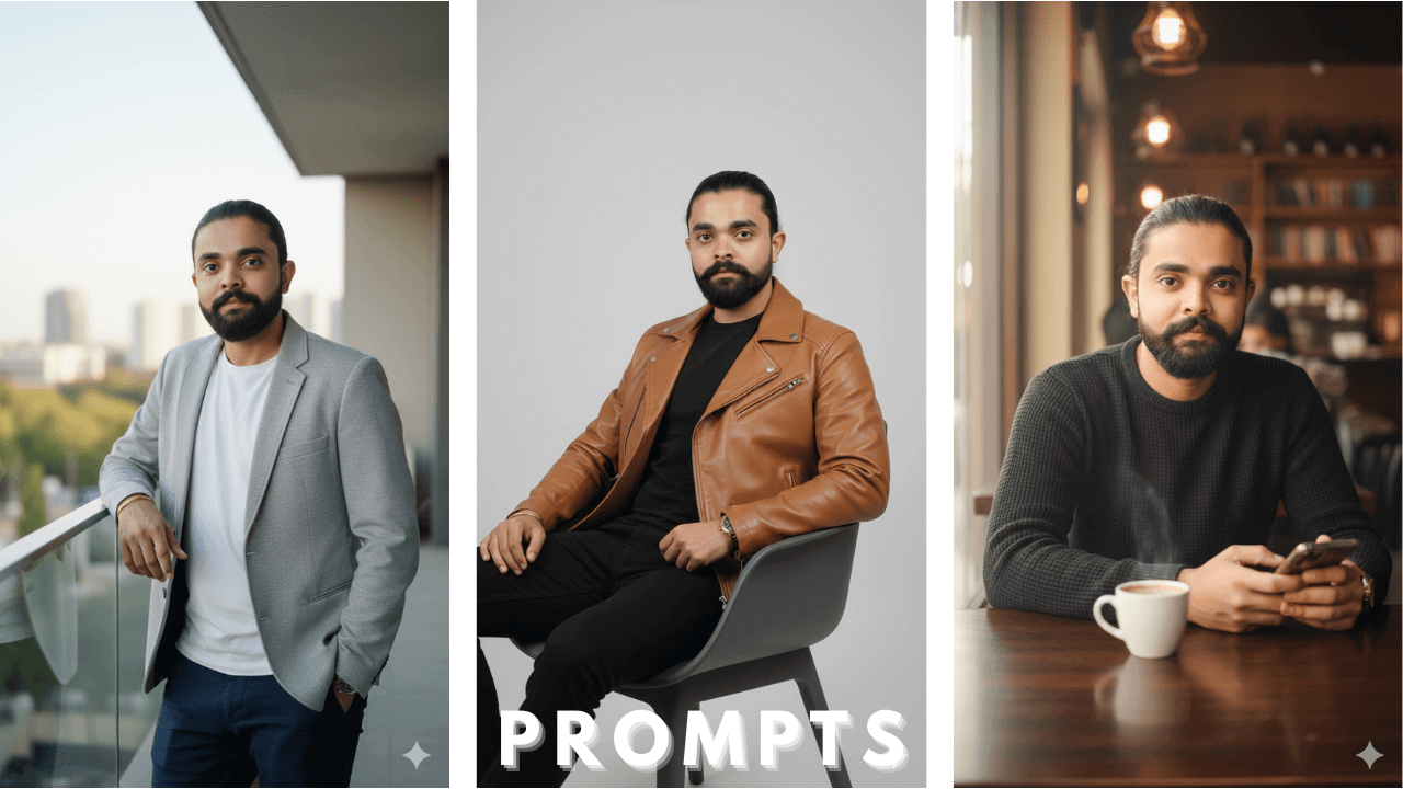AI Photo Editing Prompts for Stylish Young Men