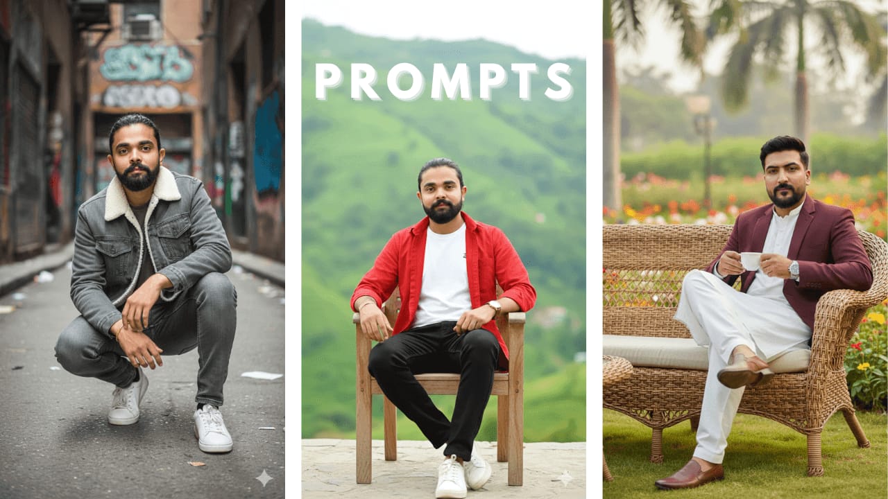 Ultra-Realistic Male AI Photo Prompts for Face Consistent Portraits