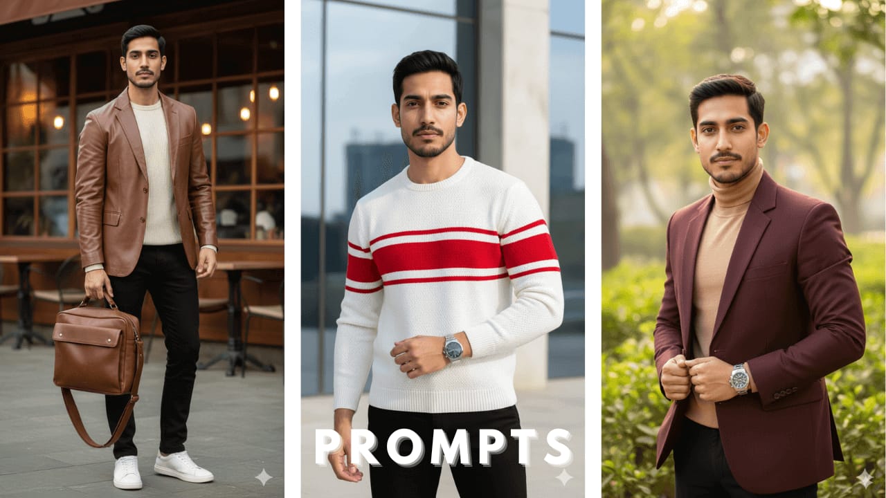 reference based AI photo editing prompts for men