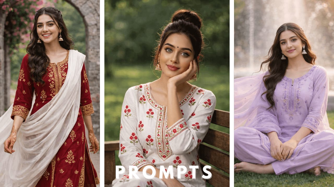 Realistic AI portrait of a girl generated using structured girls photo prompts with natural lighting and modest clothing