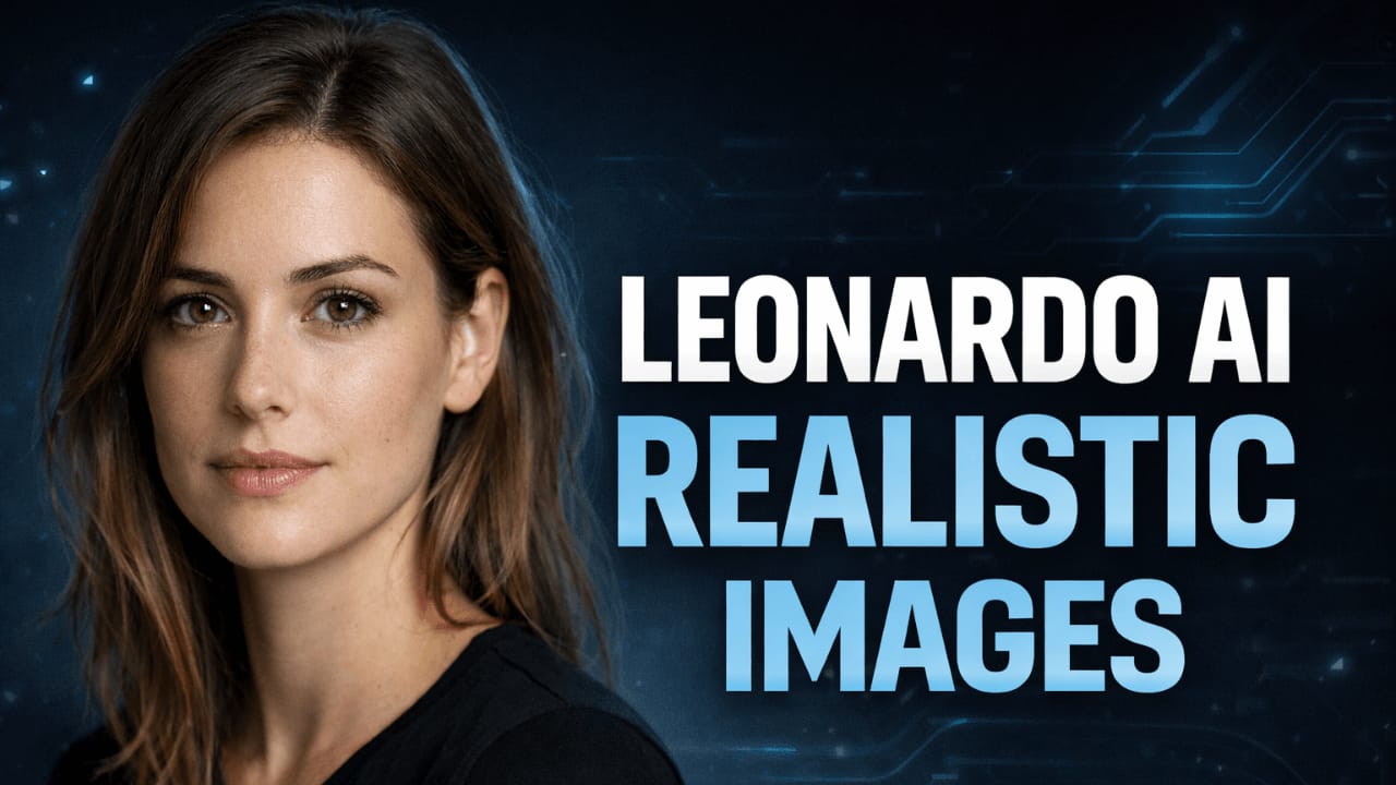 Leonardo AI realistic portrait image example
