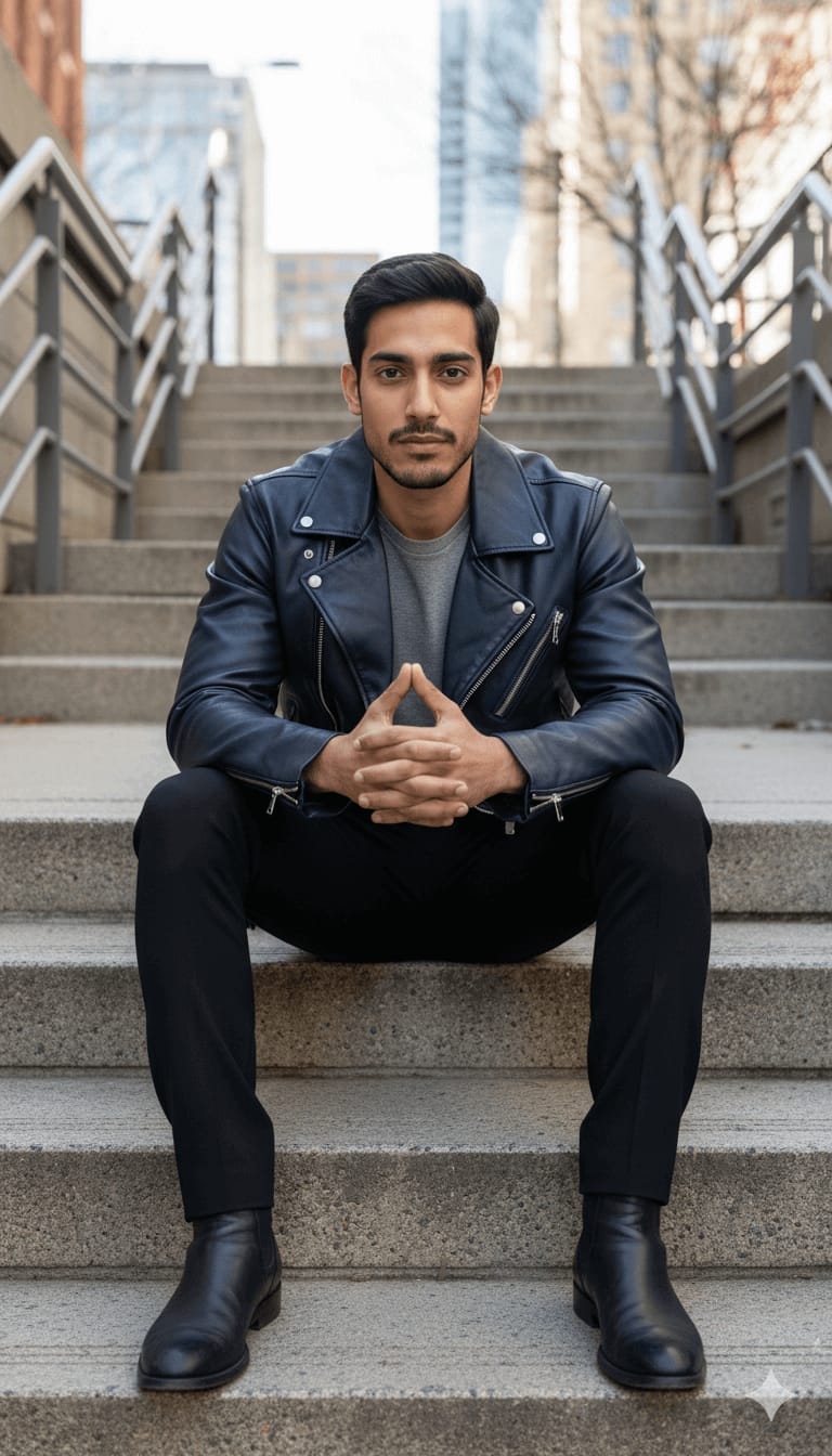 Sitting on Steps – Street Editorial