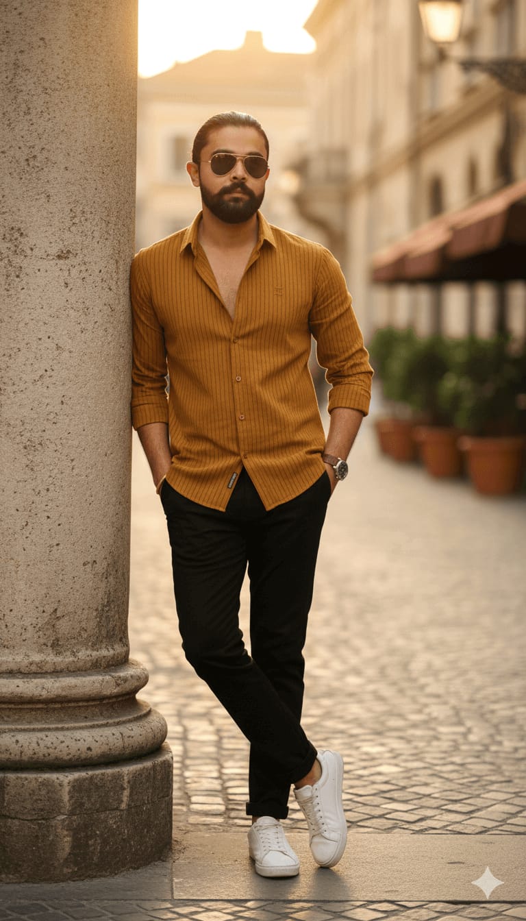 Golden Hour Street Elegance