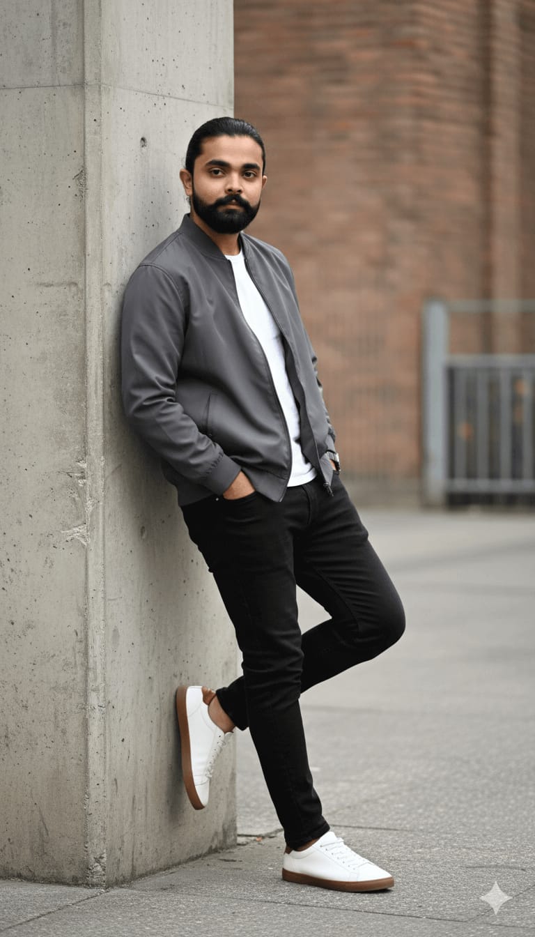 Urban Wall Style Portrait