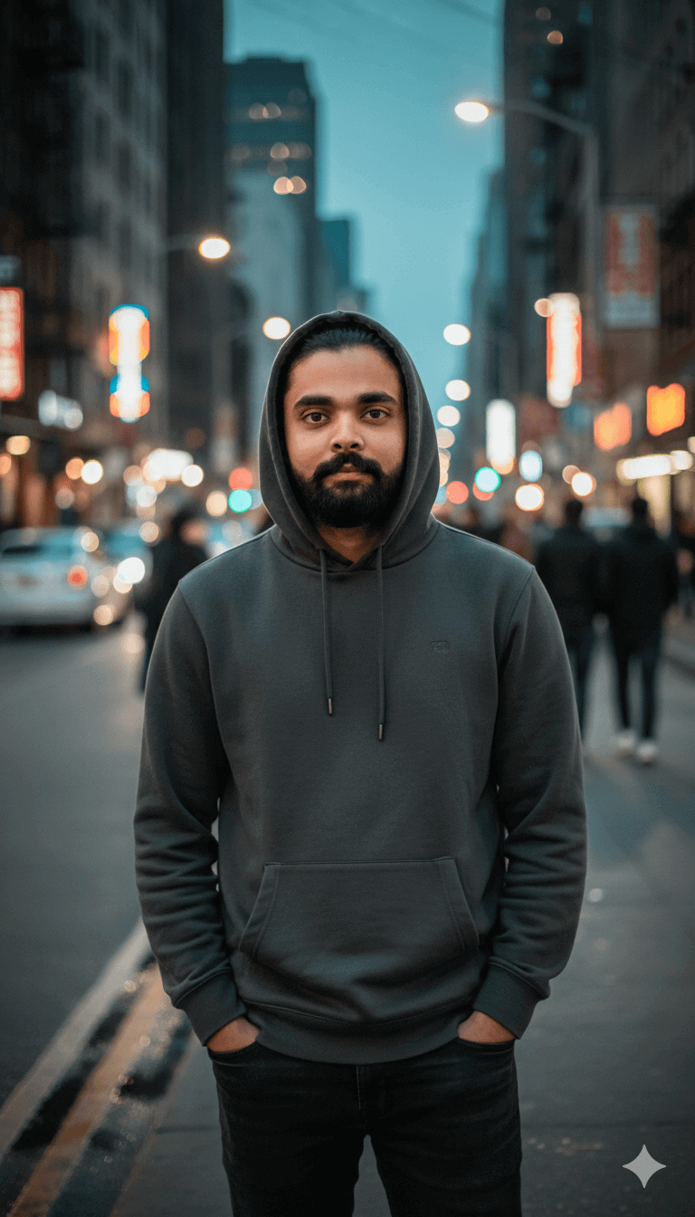 Street Hoodie Portrait