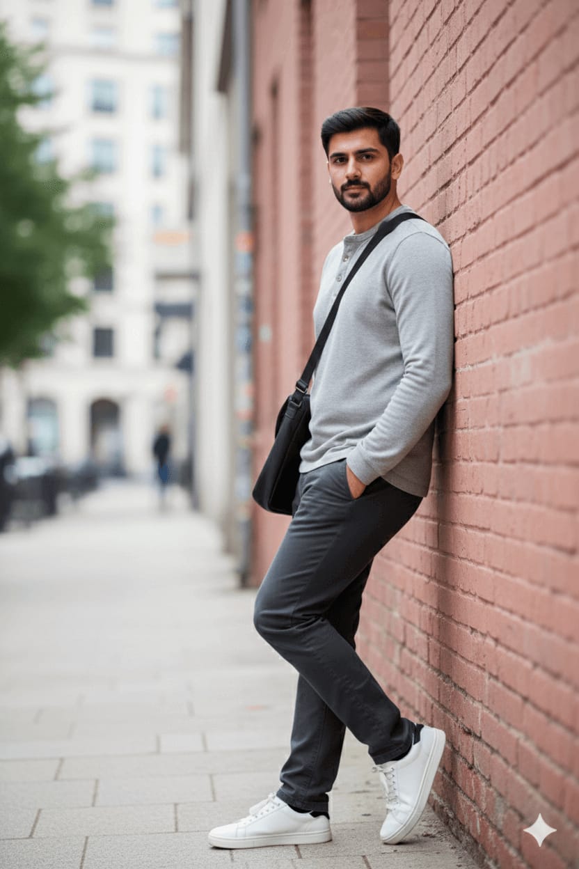 Street Wall Casual Shoulder Bag