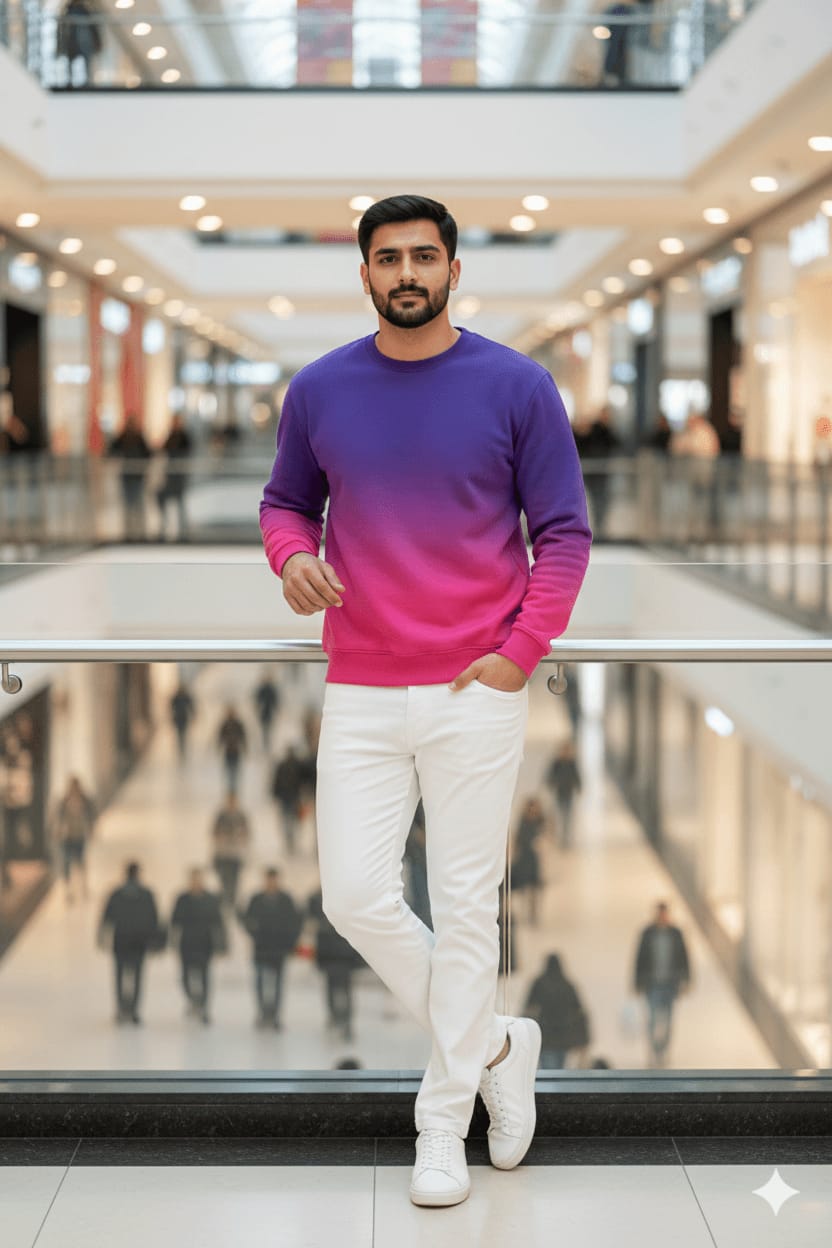 Mall Balcony Gradient Sweatshirt